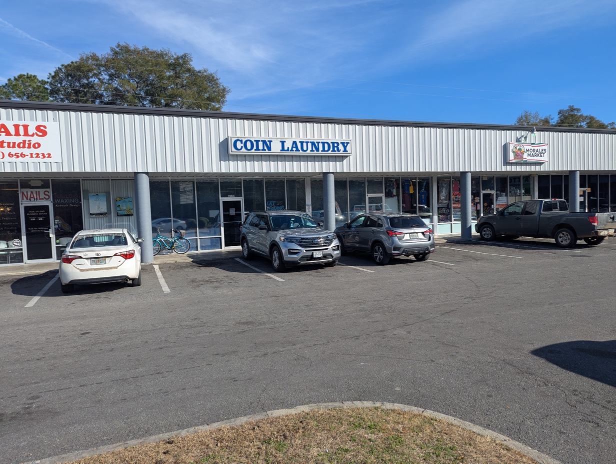 Crossway Laundromat exterior on Crawfordville Road